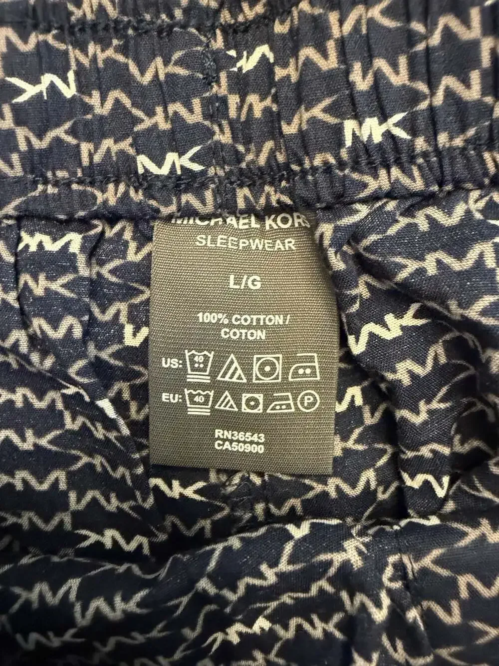 Michael Kors Sleepwear Logo All-Over Print Pajama Pants